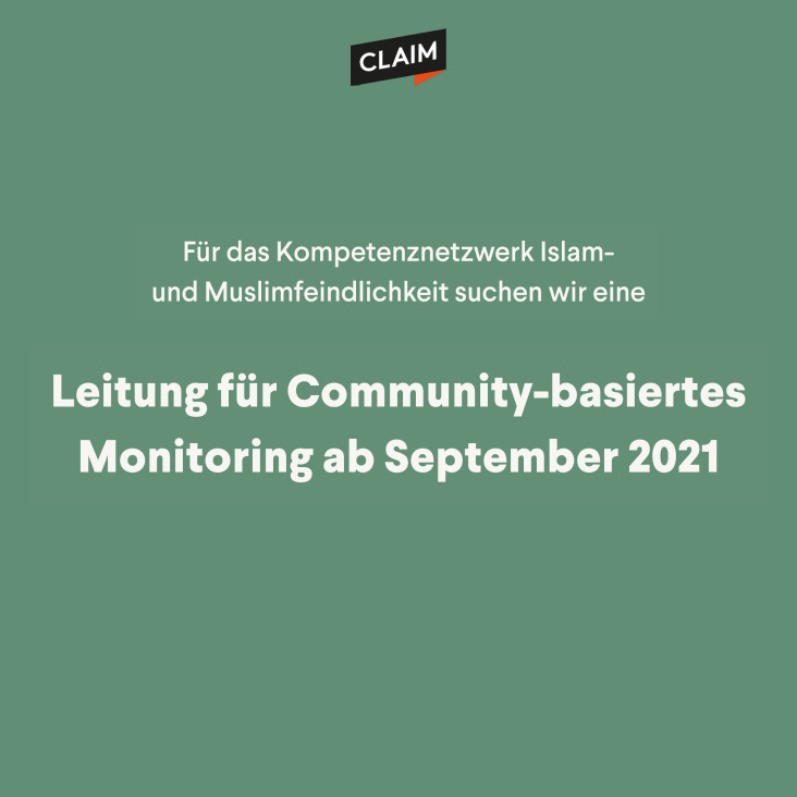 Stellenausschreibung: Leitung Community-basiertes Monitoring
