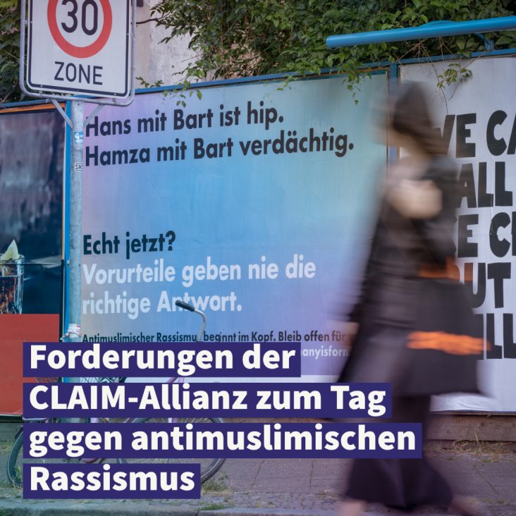Forderungen der CLAIM-Allianz zum Tag gegen antimuslimischen Rassismus