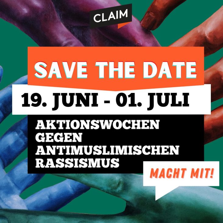 Save the Date: Aktionswochen gegen antimuslimischen Rassismus
