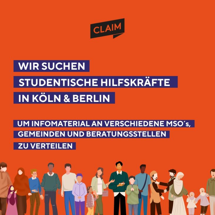 Ausschreibung &#8211; Studentische Hilfskräfte in Berlin &#038; Köln gesucht!